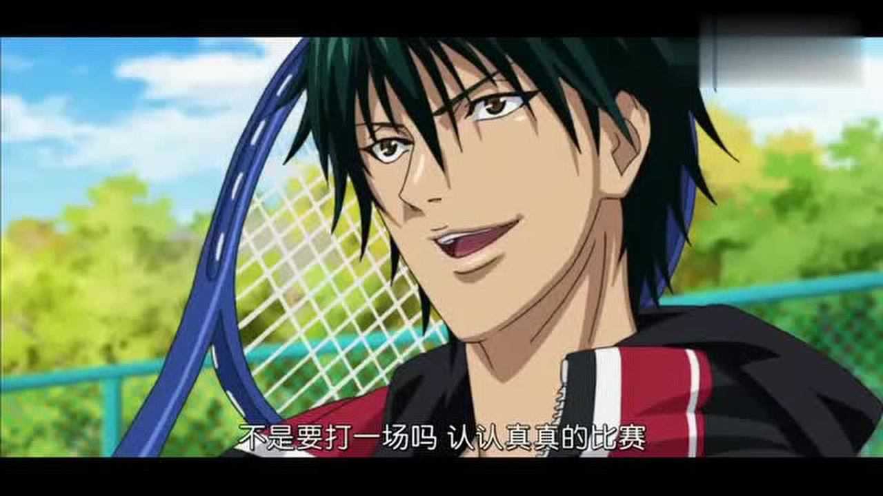 新网球王子龙马和龙雅兄弟局两人准备认认真真比赛