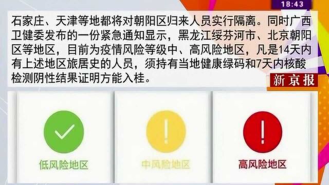 疑惑,从朝阳去道外地需要隔离?为何北京成为高危地带?