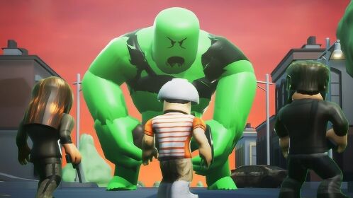 roblox人类大战僵尸!末日丧尸病毒爆发坚守生化小镇!面面解说