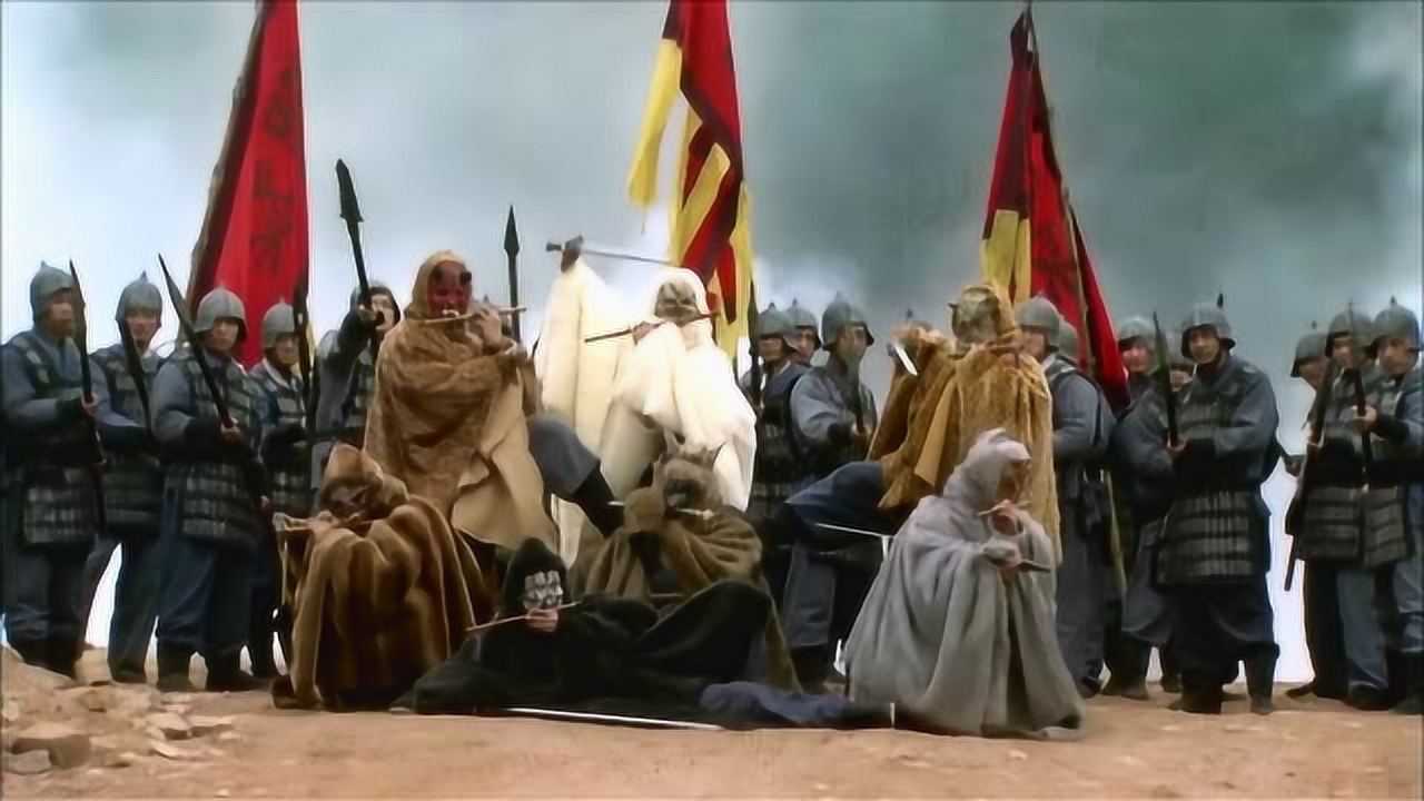 樊梨花挂帅出征一把刈鹿刀飞出转了个圈圈就破了怪兽七杀阵