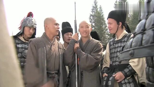 少林僧兵:武僧和男子的士兵打成一片,组建少林僧兵