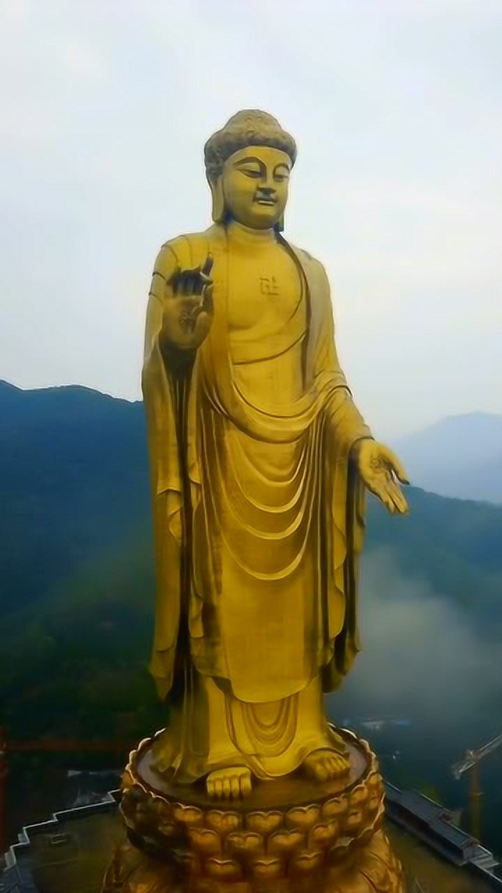 世界第一佛像河南鲁山中原大佛耗资12亿建成阿弥陀佛
