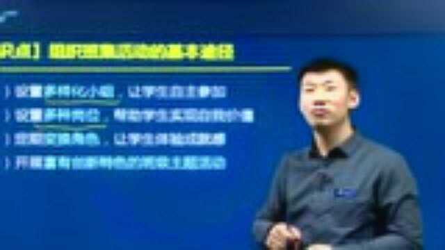 环球网校小学教师证《教育教学知识与能力》知识点:组织班级活动的基本途径