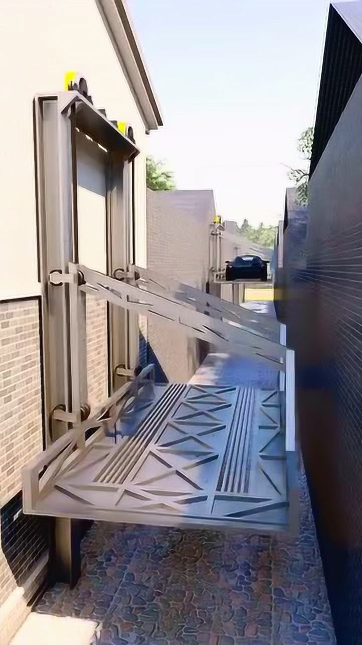 设计农村别墅的总要有点创意这停车位以后绝对是主流