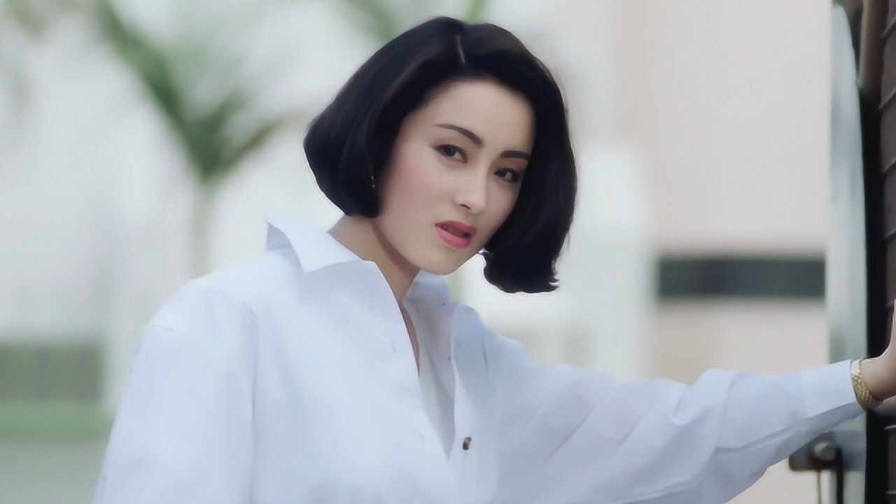 逃学威龙香港顶级美女张敏当年这个侧颜杀简直太惊艳了