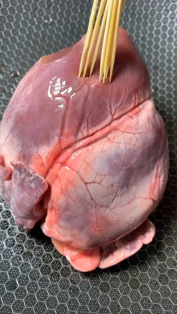 手撕猪心教程喜欢吃的赶紧看看吧