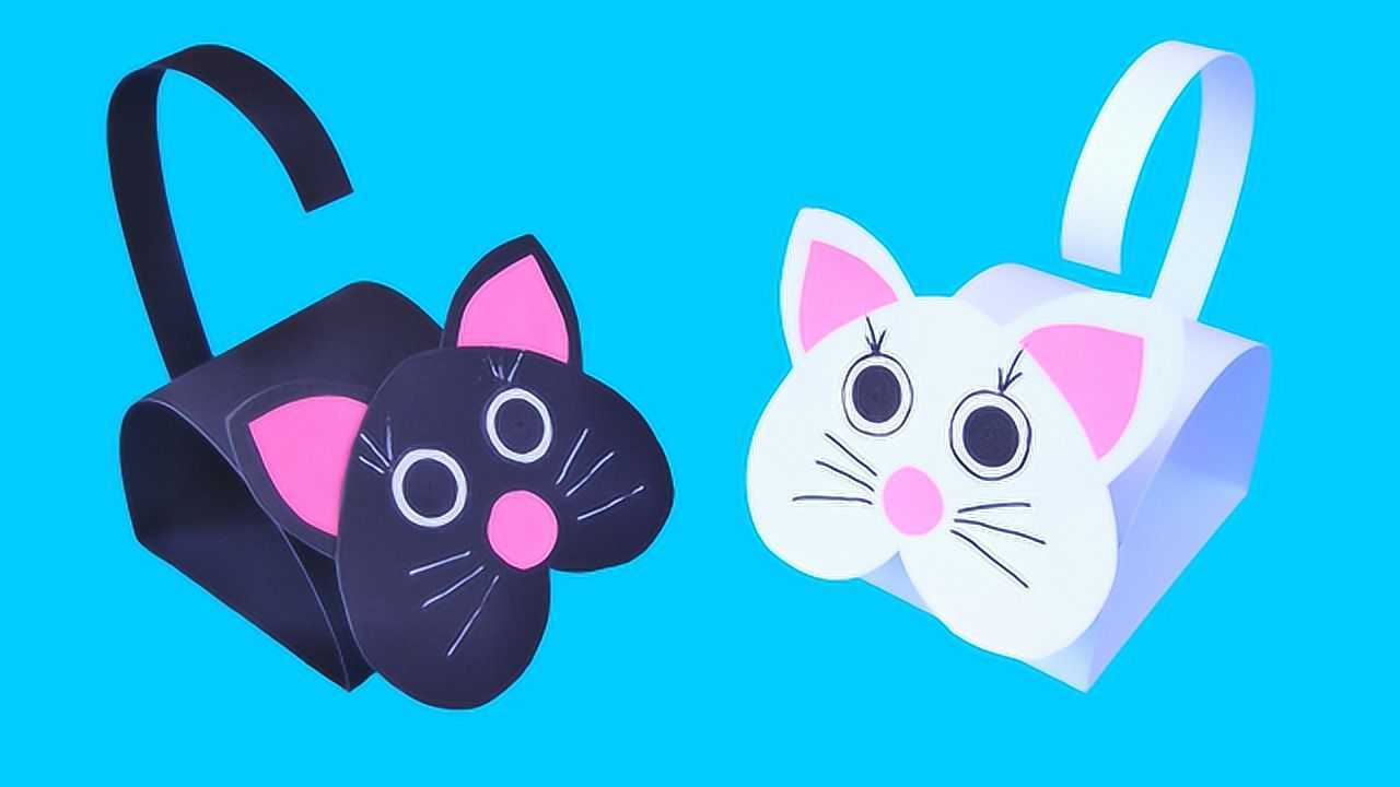 教你用纸做可爱的小猫咪!简单好玩小朋友也能学会