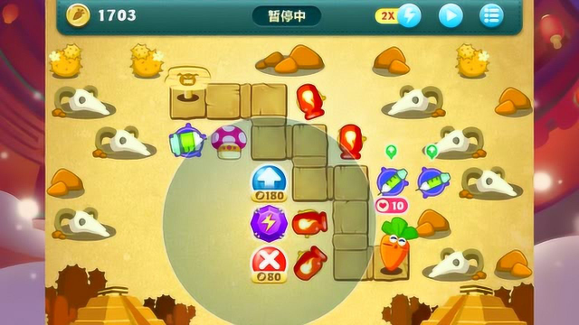 保卫萝卜挑战第42关金萝卜金牌攻略