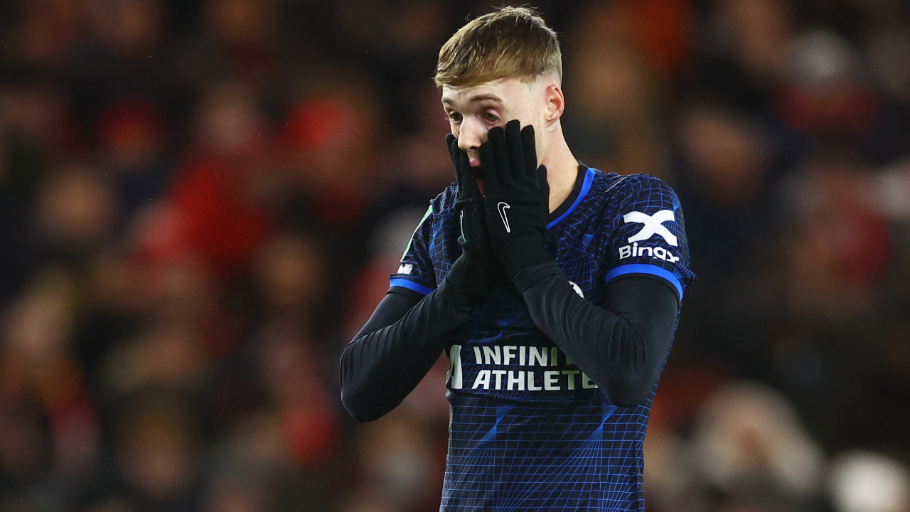 米德尔斯堡10切尔西战犯帕尔默半场连丢三次绝佳机会