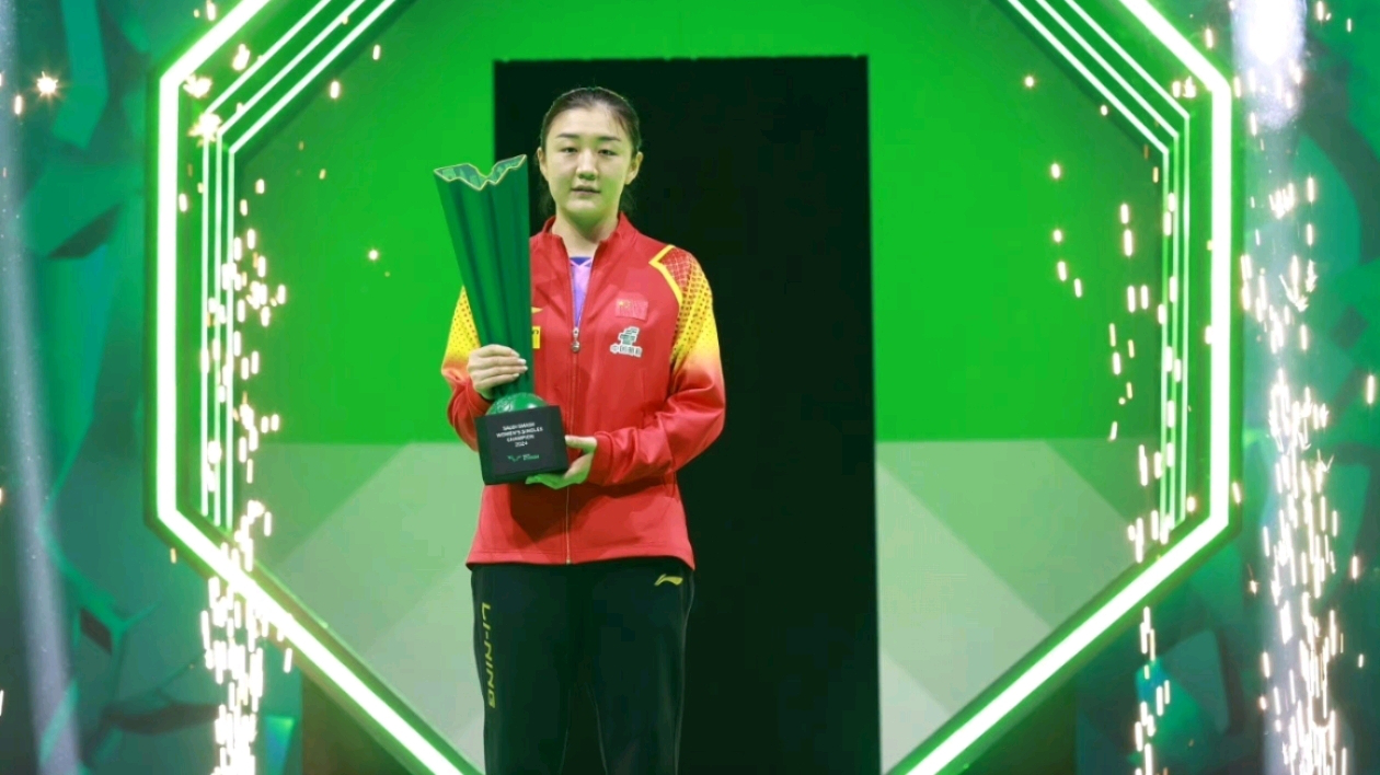 陈梦4-2孙颖莎女单夺冠,双冠王的她奥运单打 名额稳啦,大赢家