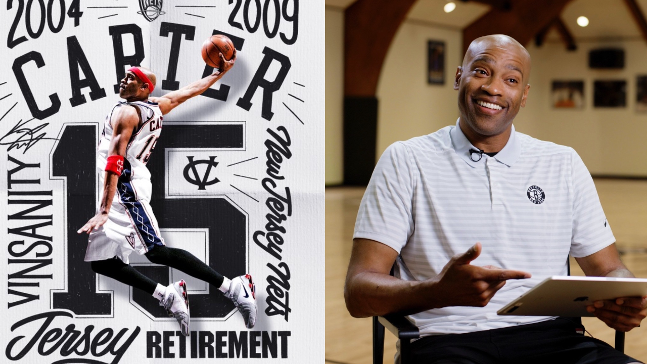 队史第七!篮网官宣将退役卡特15号球衣,下赛季举办球衣退役仪式