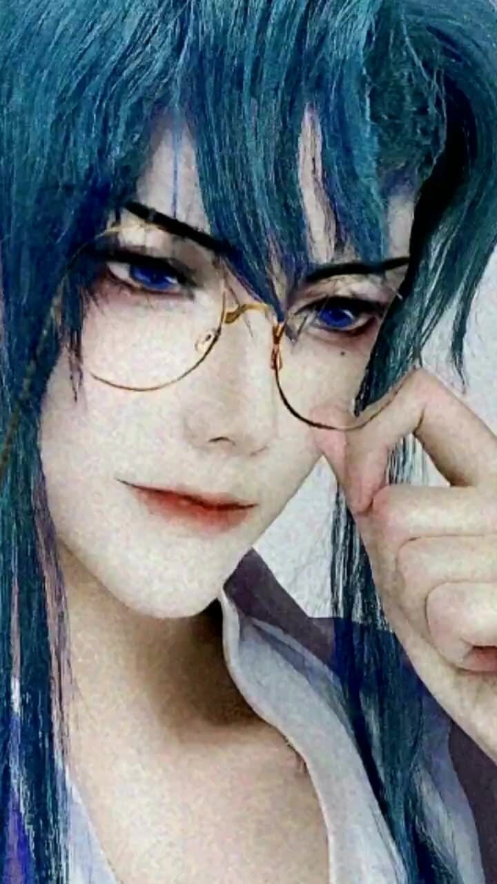 出镜cn沈辞ero1485097011酷盖cos雨总还原百分百爱辽滕瑞雨沈辞cos