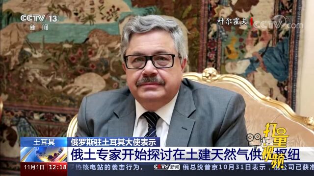 俄罗斯驻土耳其大使表示:俄土专家开始探讨在土建天然气供应枢纽