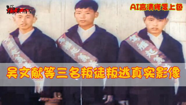 1966年吴文献事件真实影像,杀害7名战友叛逃台湾,仍难逃一死