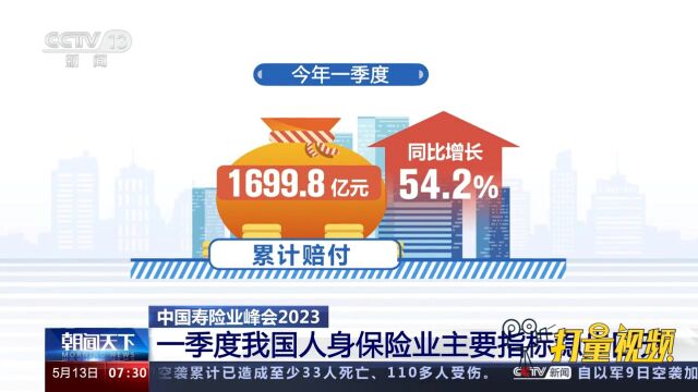 中国寿险业峰会2023:一季度我国人身保险业主要指标稳步回升