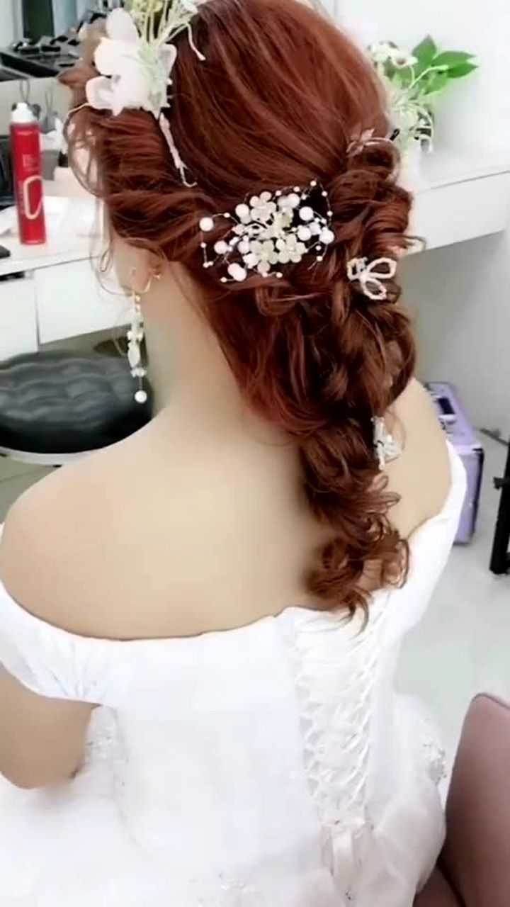 婚纱照新娘发型,漂亮的盘发造型缔造最美新娘
