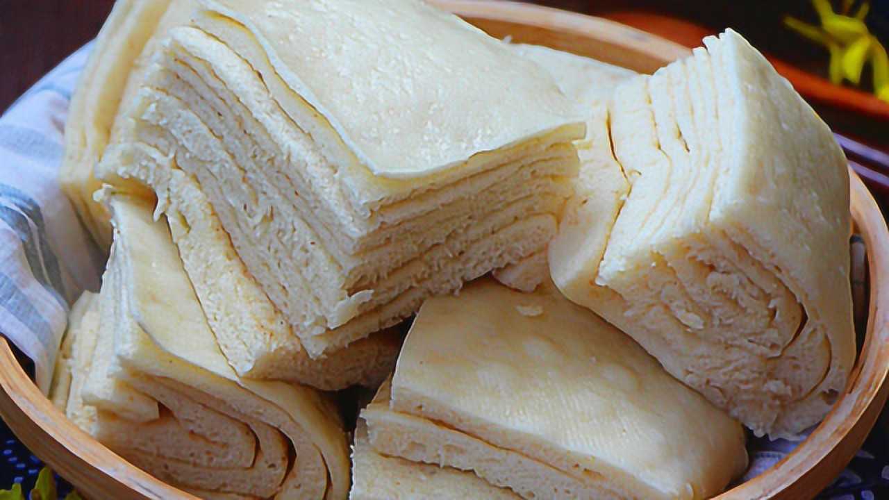 不用油烙的千层蒸饼,做法简单,健康又营养,你确定不试试?