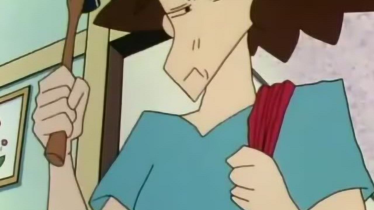 ：小新犯错被妈妈打屁股，爸爸都不敢拦的！_高清