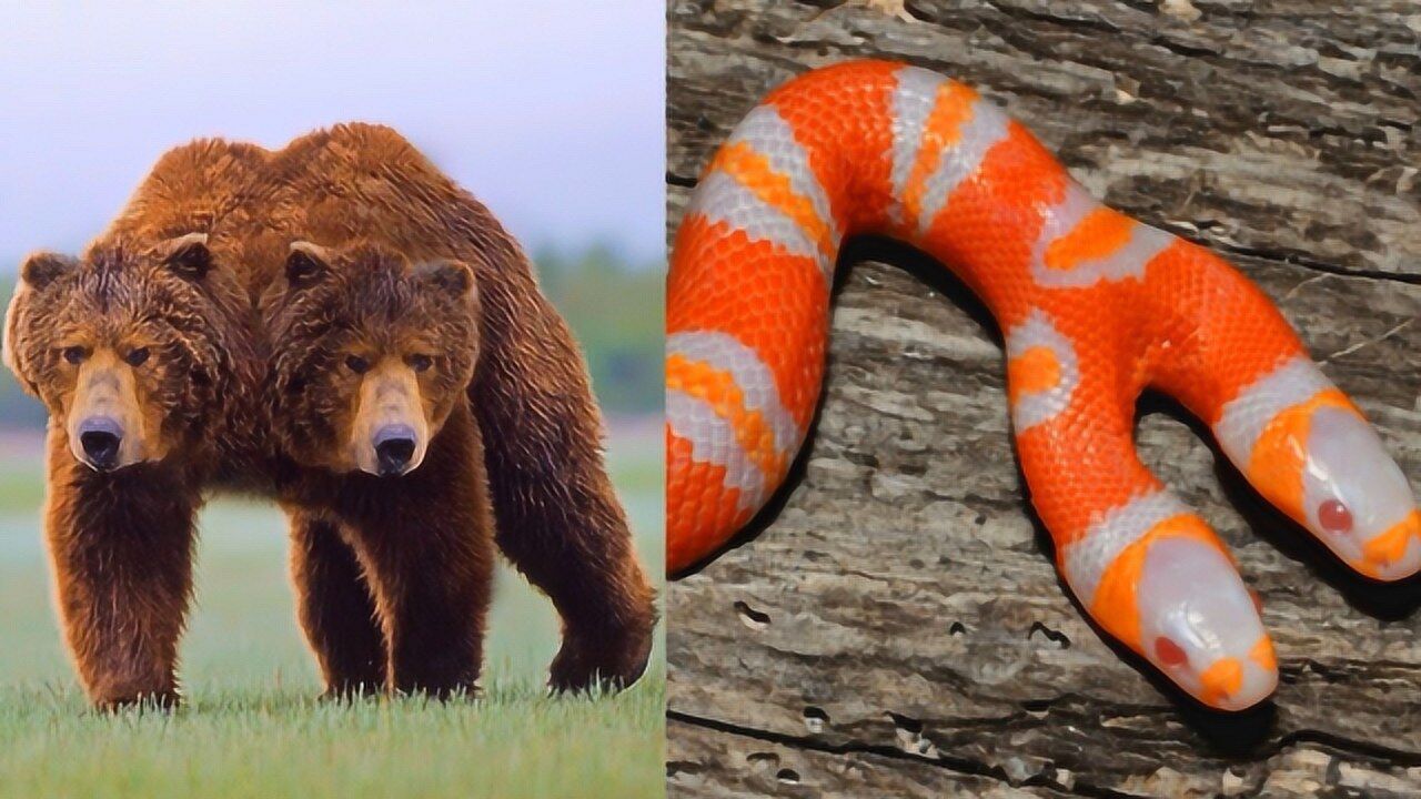 奇怪的双头动物你见过吗?据说,一部分双头动物卖价很高!