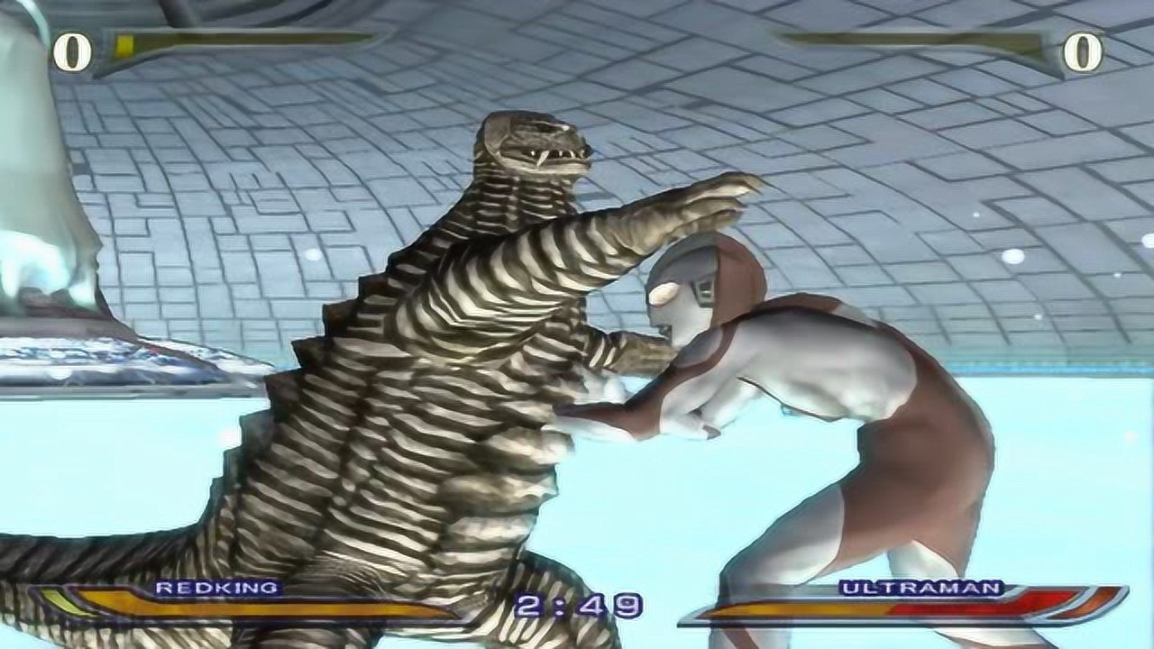 奥特曼格斗进化4 雷德王大战初代奥特曼实力碾压