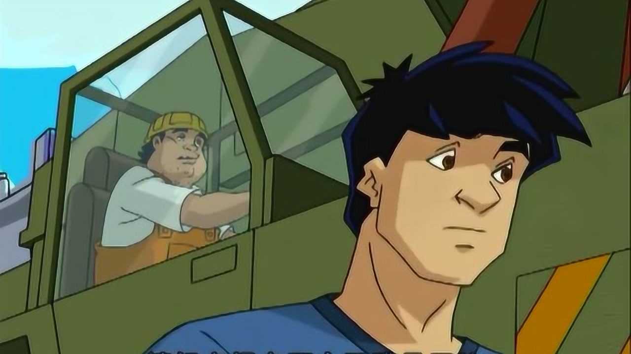 成龙历险记吊车安装1000多年的马雅日轮钢丝绳断裂掉了下来