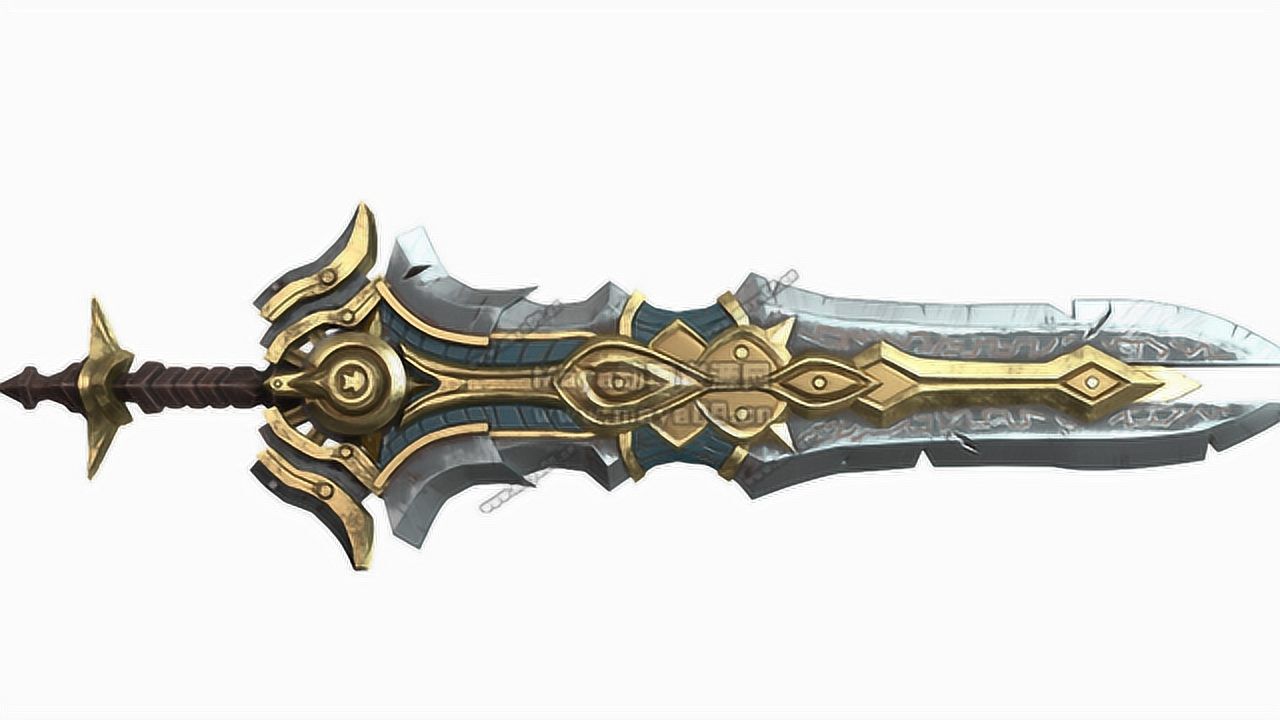 3dmax建模教程-宝剑建模型制作