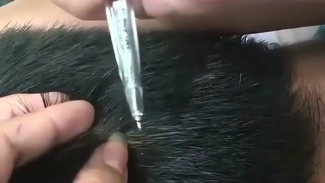 如何快速拔白头发，这是个很好的教程，年纪轻轻有白头发的注意了！_高清