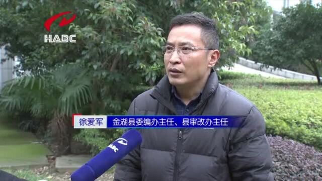 金湖县在苏北率先建成项目代办服务制!