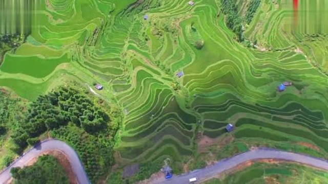 航拍贵州从江县加榜梯田,人间仙境,世外桃源的地方