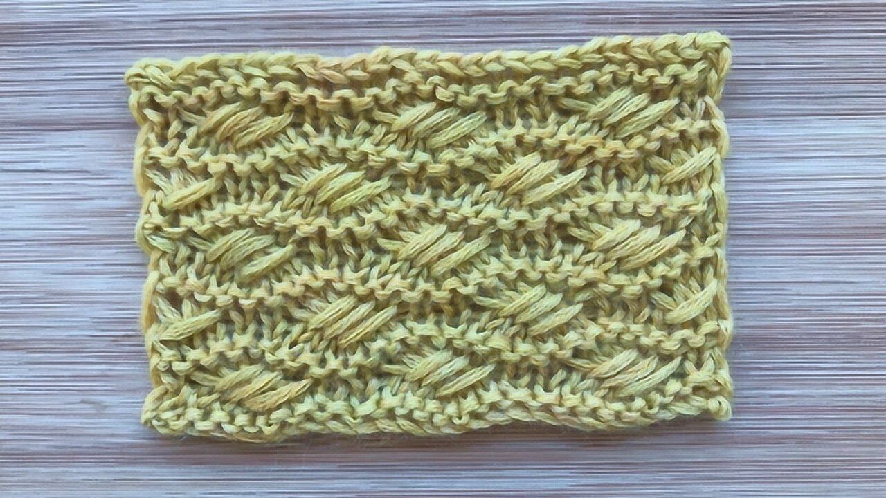 一款别样波浪纹花样的编织方法,立体有层次,织外套很大方