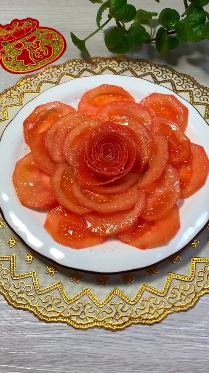 年夜饭做个凉拌西红柿吧!