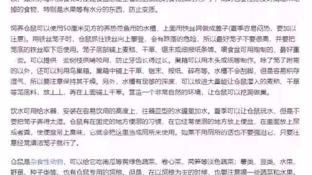 仓鼠会撑死吗,仓鼠生活习性简介