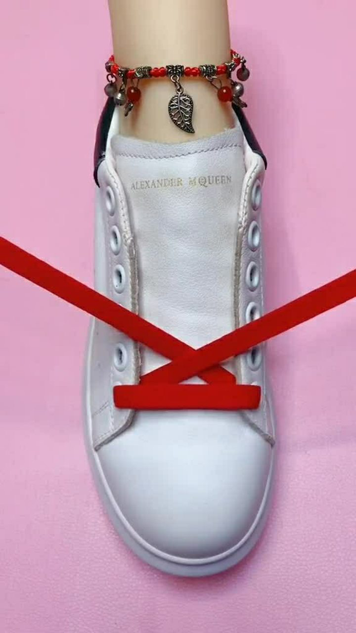 五孔鞋可以这样穿鞋带,真是帅气有又好看