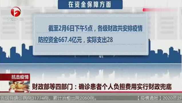 财政部等四部门:确诊患者个人负担费用实行财政兜底(1)