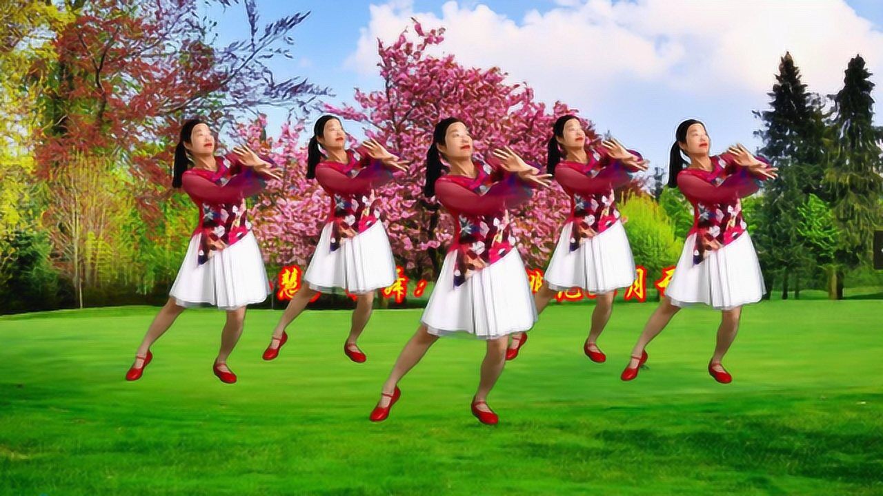 小慧广场舞你像三月桃花开带你走进风景如画的三月的桃花林