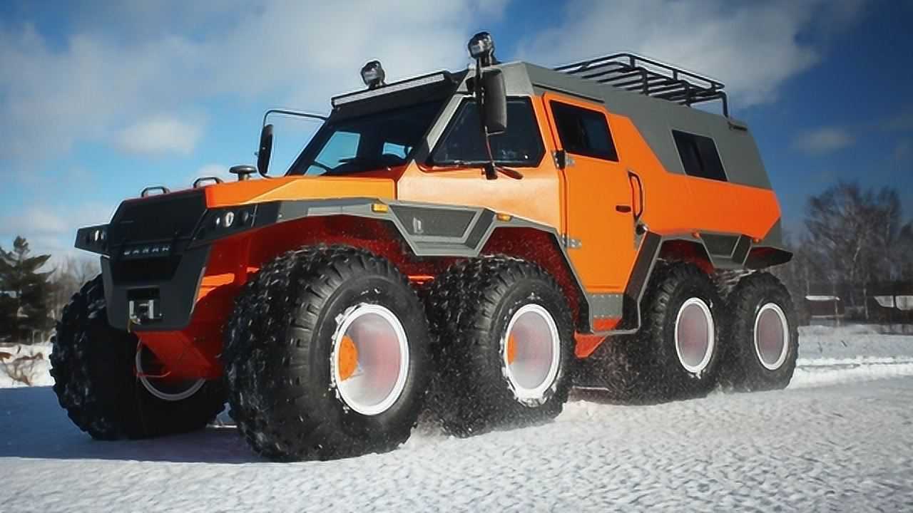俄罗斯8x8越野车,号称西伯利亚征服者,实力碾压大g