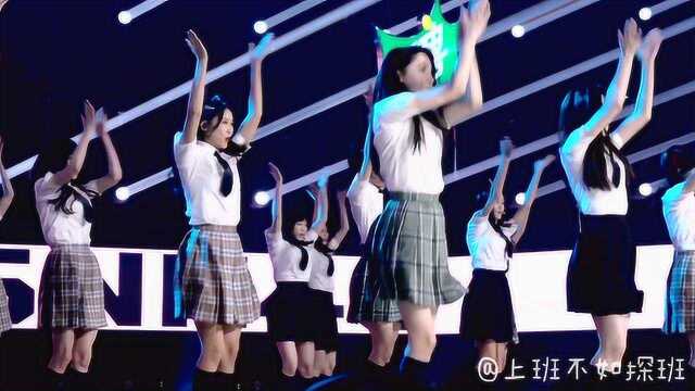 《炙热的我们》SNH48 GROUP彩排认真 表情管理也是棒棒哒