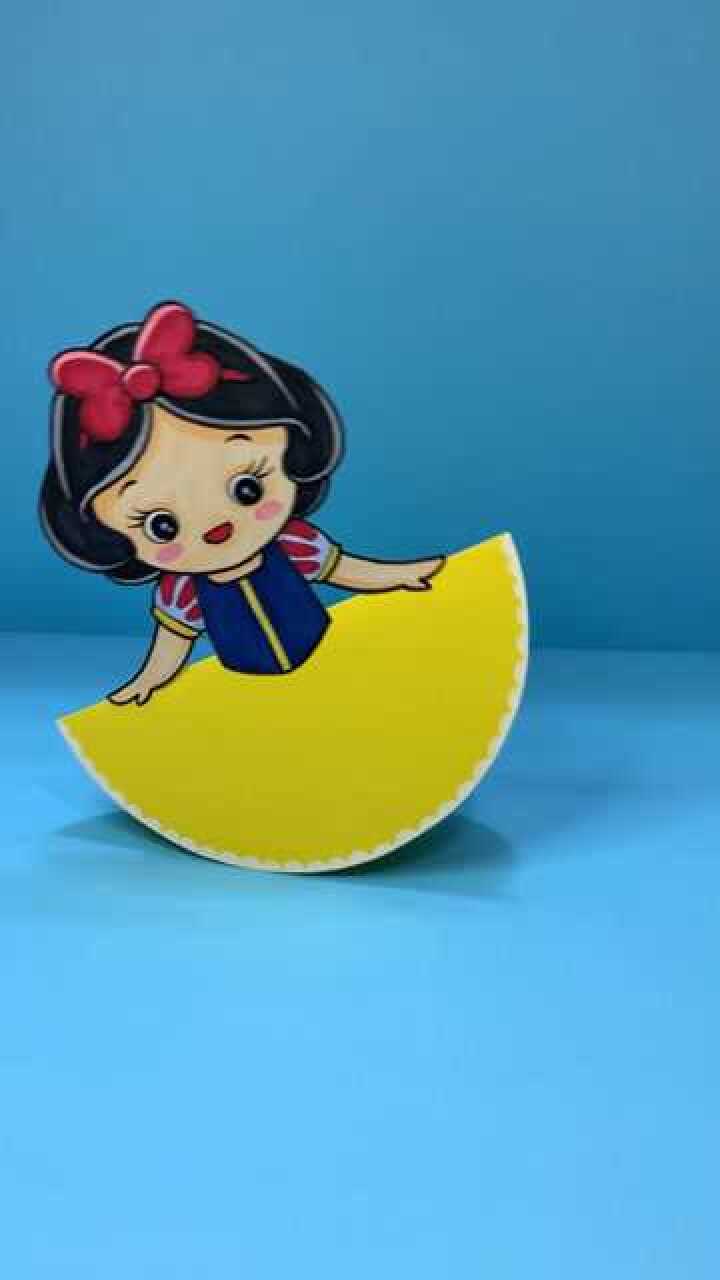 迪士尼公主 #幼儿手工#创意手工 #亲子手工 #幼儿园手工