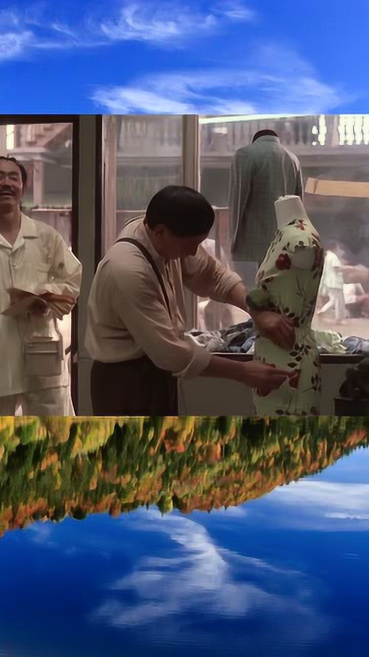 功夫包租公转身进入裁缝铺调戏裁缝铺老板