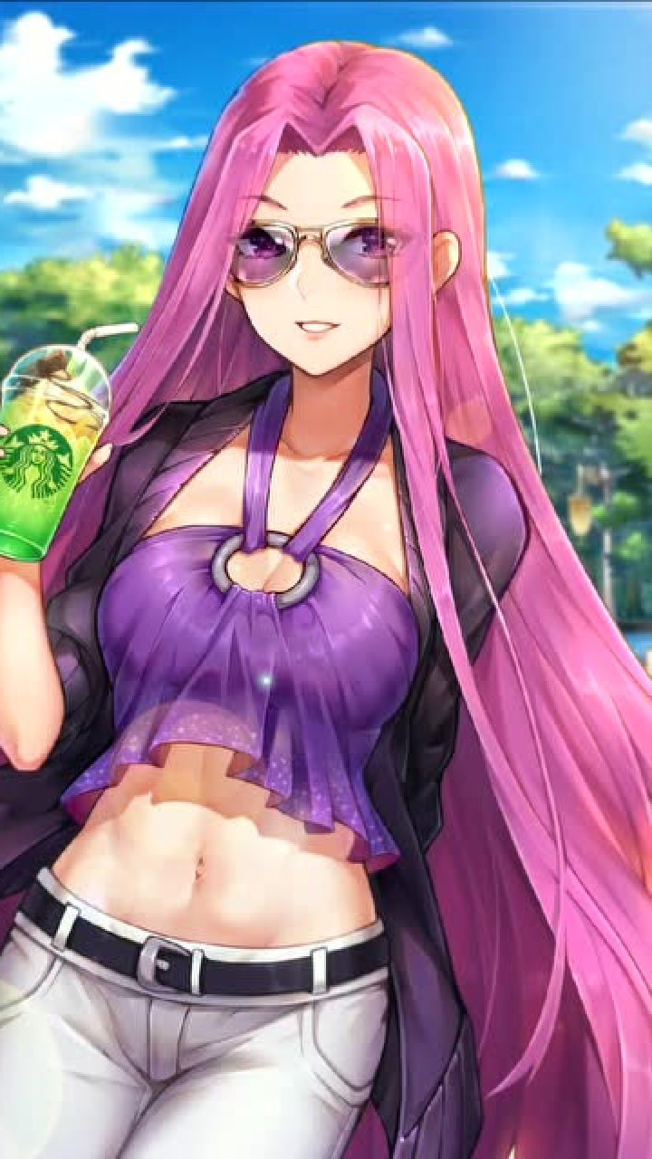 fate系列:不戴眼罩的rider美杜莎真的是美呆了_腾讯视频