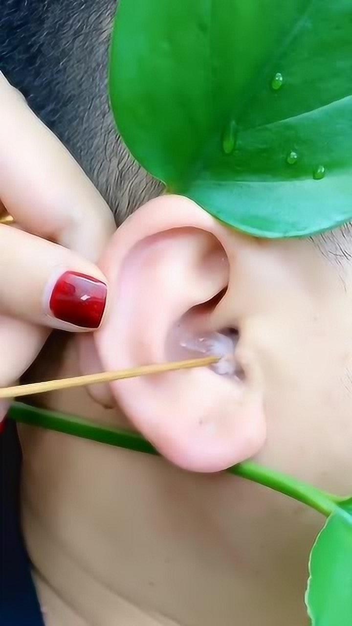 专业采耳,小荷才露尖尖角,要给耳朵洗个澡_腾讯视频