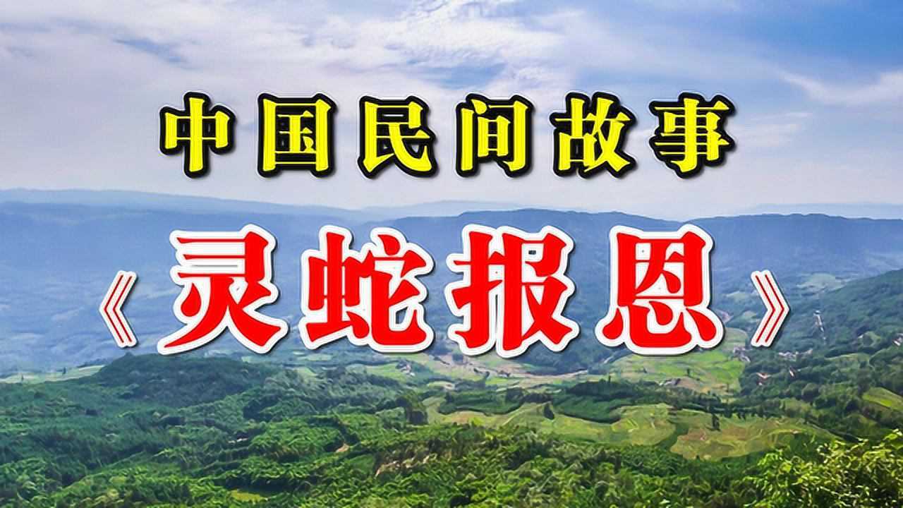 中国民间故事:《灵蛇报恩》