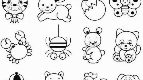 一百个小动物一