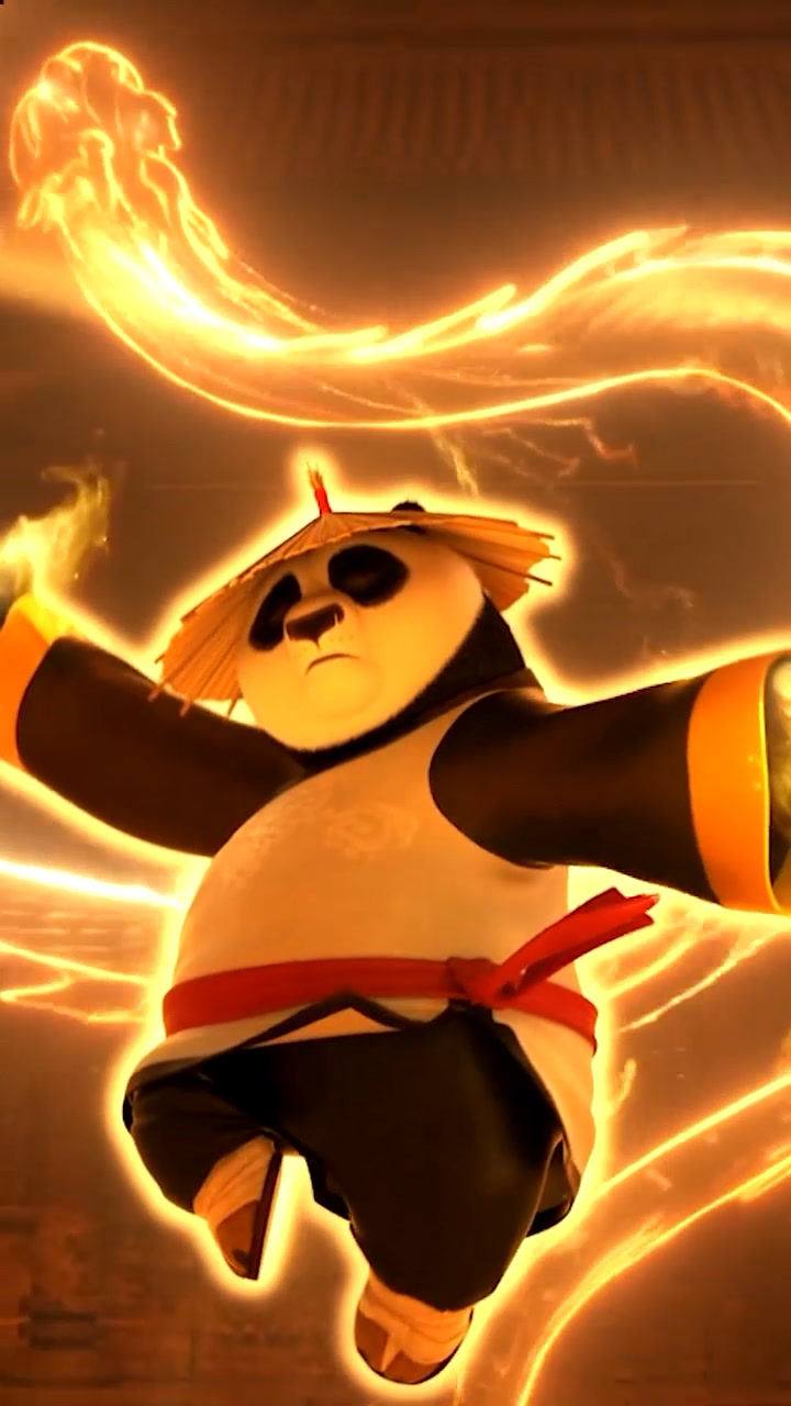 功夫熊猫的降龙十八掌!