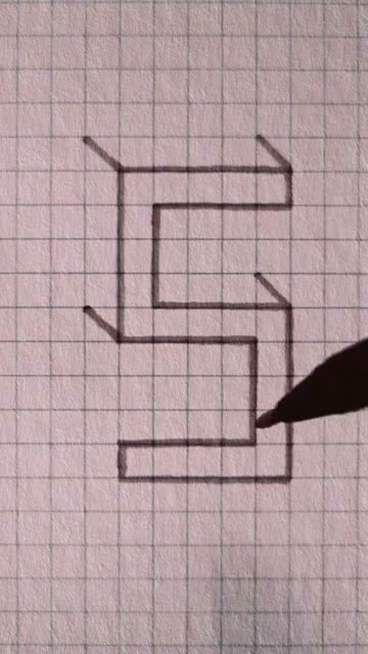 教你画立体数字方法简单易懂赶紧收藏学起来吧