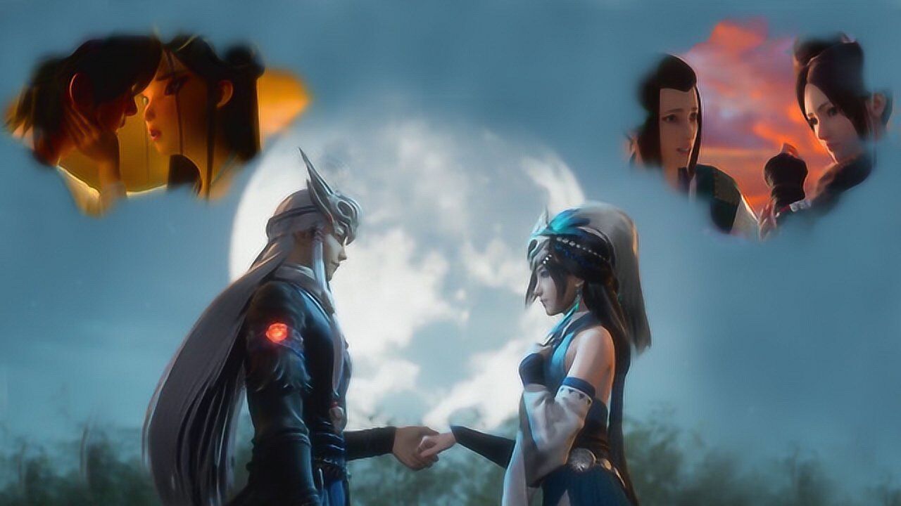 甜炸的国漫情侣我只为你心动我会永远在你身边