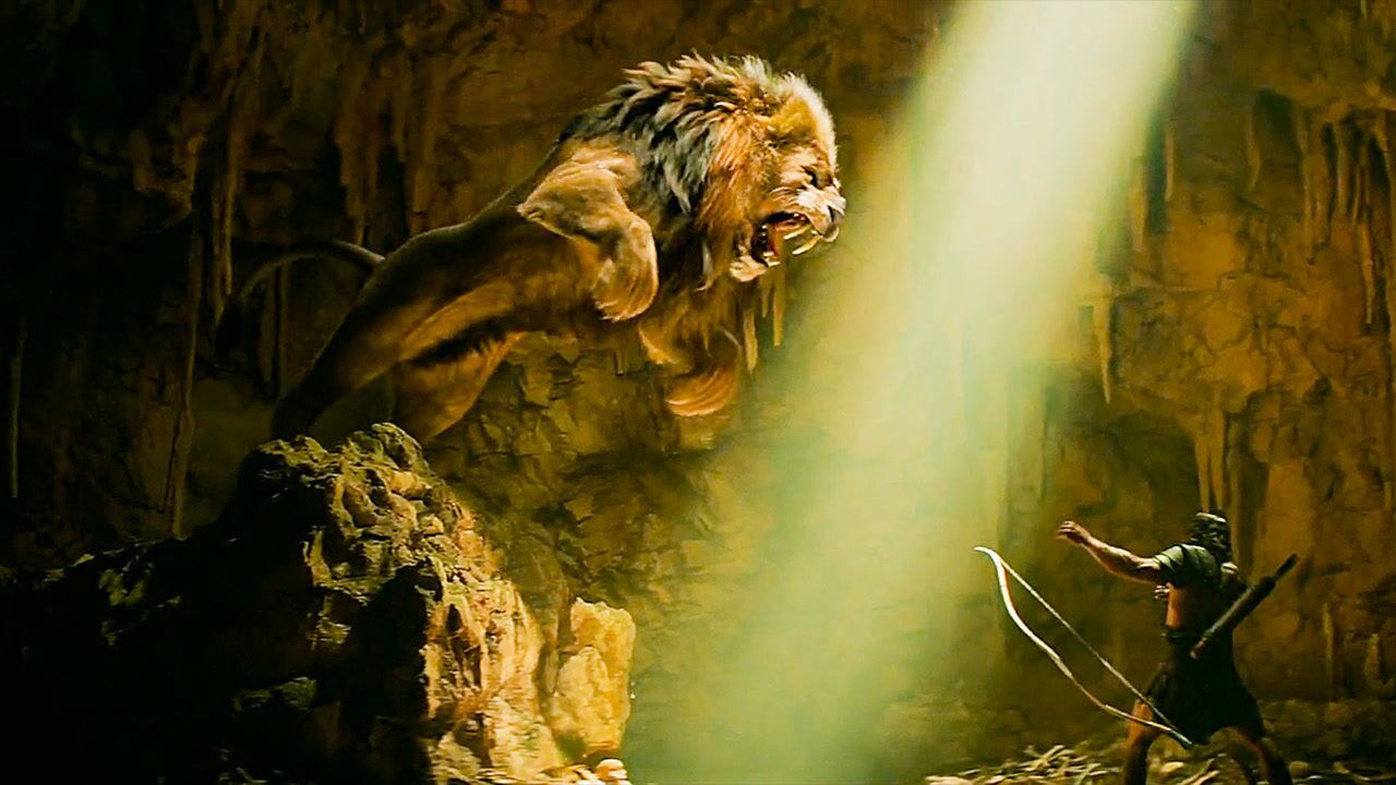 宙斯之子大力神力量不是一般的大竟能手撕狮子