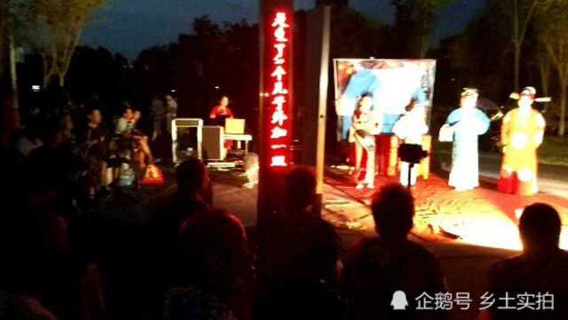 湖北黄冈楚剧发烧友组团,夏夜得胜公园献艺,团风市民热心捧场