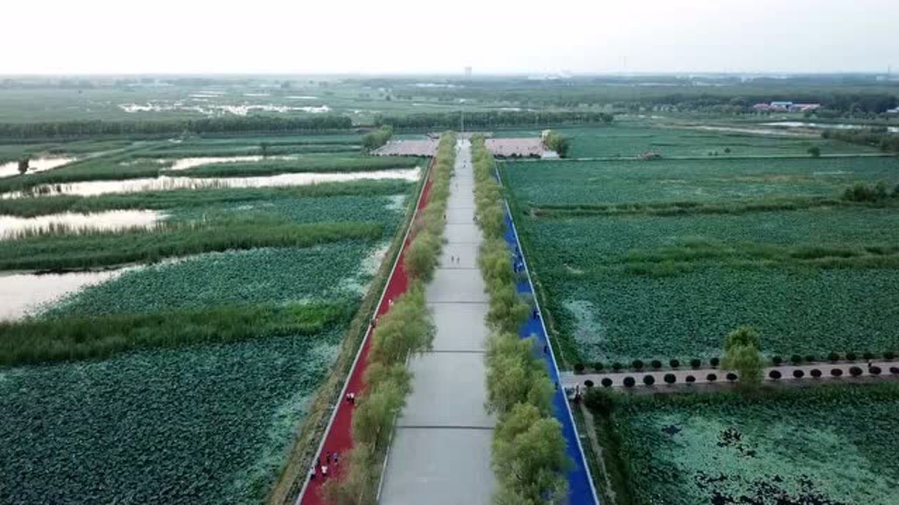肇源航拍——西海shidi公园#今日必吃的瓜
