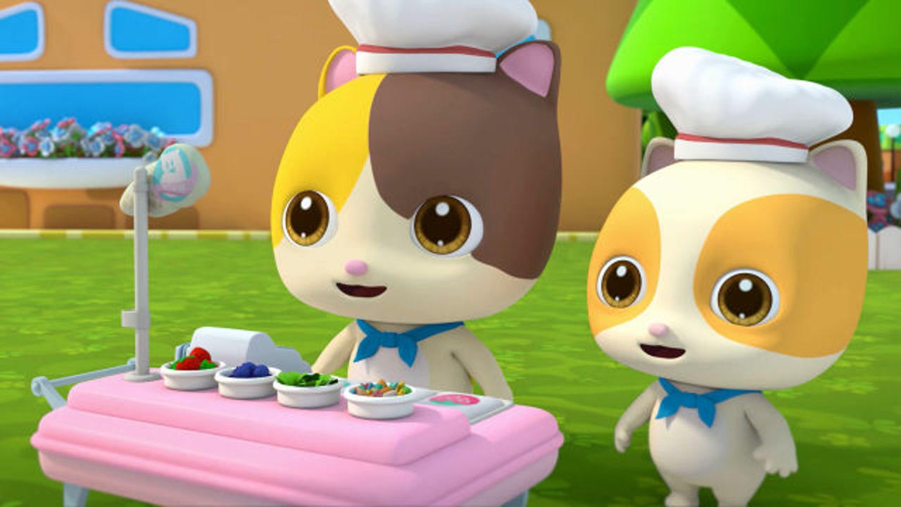 宝宝巴士启蒙音乐剧蜜蜜和伙伴们  第6集:老板顾客游戏,童年的幸福小